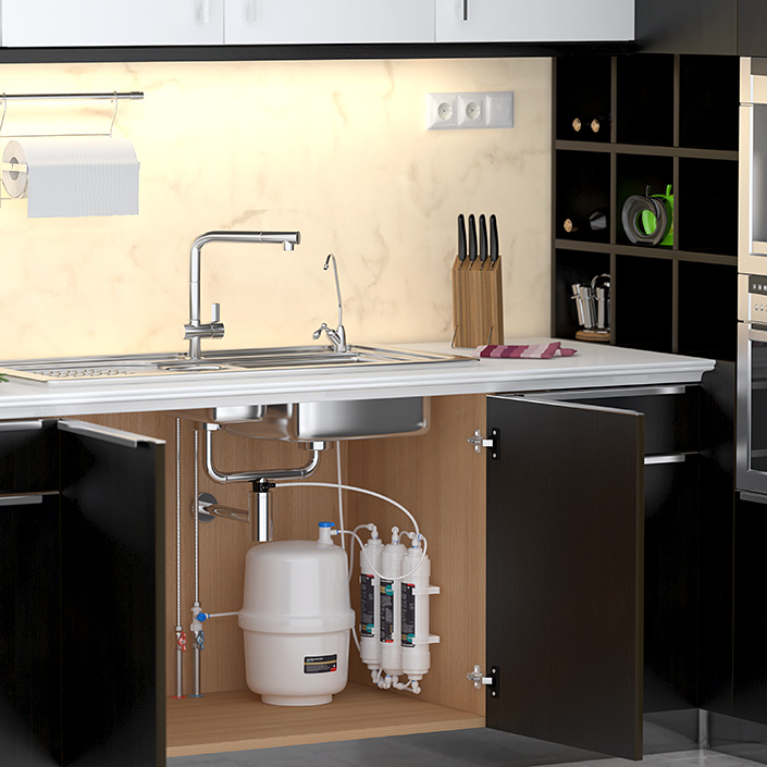 Схема подключения фильтра Econic Osmos O300
